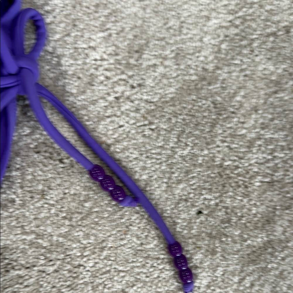 Always For Me Purple Swimsuit with Adjustable Straps Ruched 20 - Picture 3 of 10